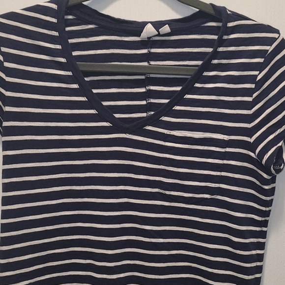 Gap S Stripe Tee Shirt Dress - Picture 3 of 6